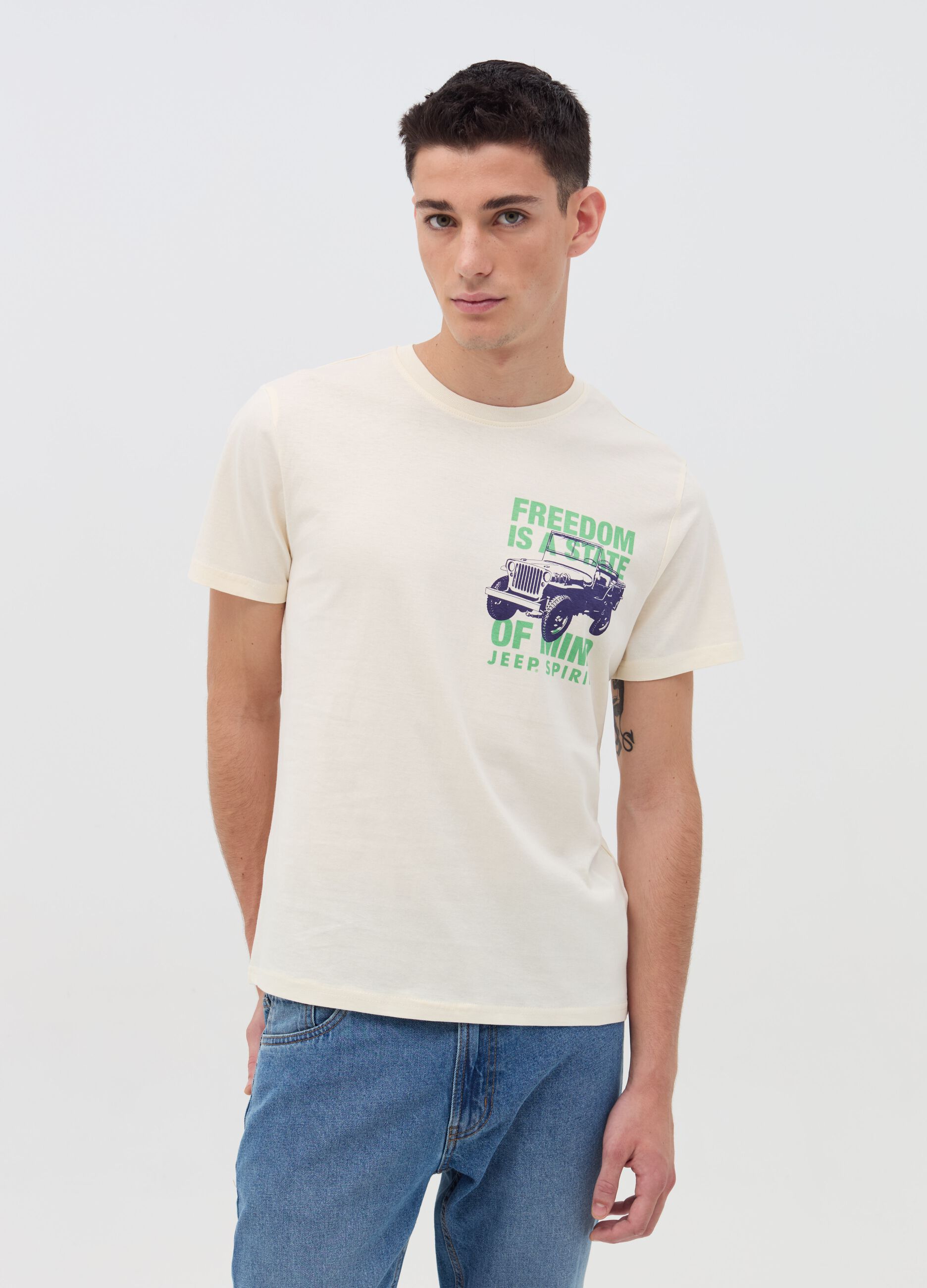 T-shirt with Jeep Spirit print