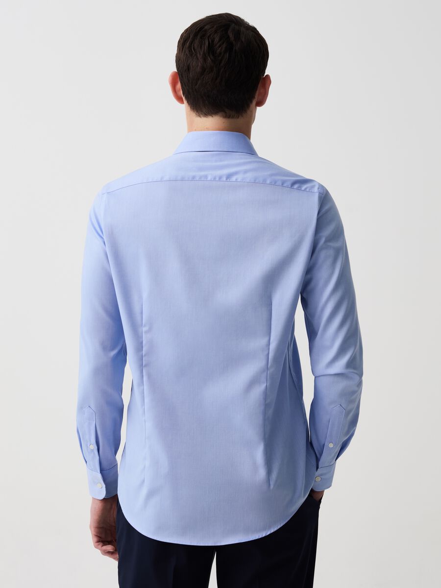   Essentials Men's Long-Sleeve Regular-Fit Stretch Poplin  Shirt, Blue Grey White Stripe, X-Small : Clothing, Shoes & Jewelry