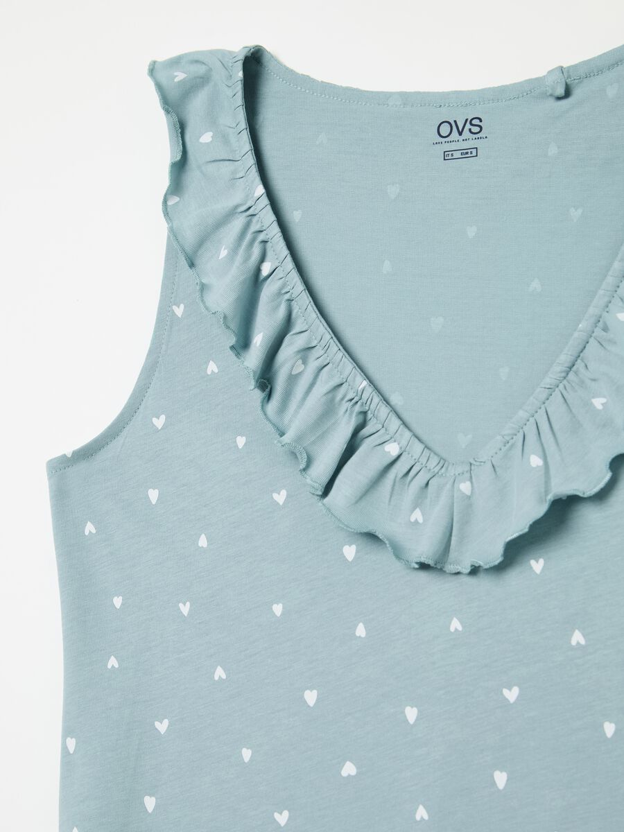 Nightdress with small hearts print_5