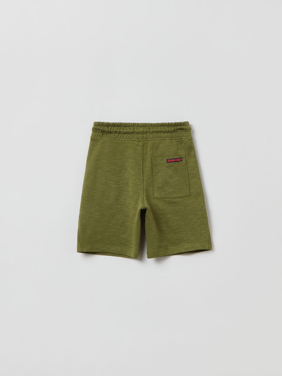 Grand&Hills plush shorts with drawstring_1