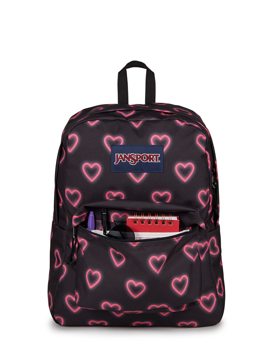 SuperBreak One backpack with hearts pattern_2