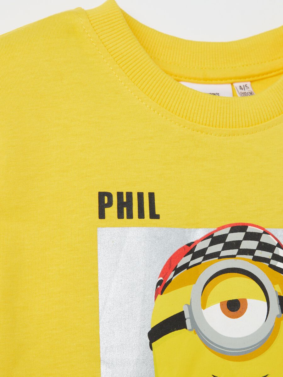 Long-sleeved T-shirt with Minions print_2