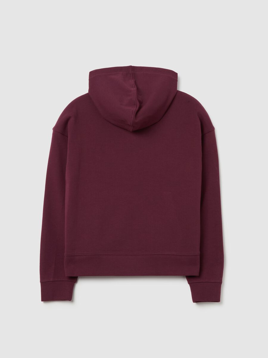 Cotton sweatshirt with hood and pocket_1