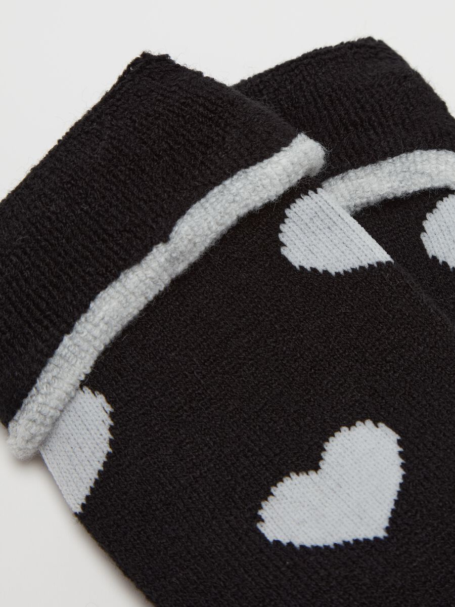 Short slipper socks with fold_2