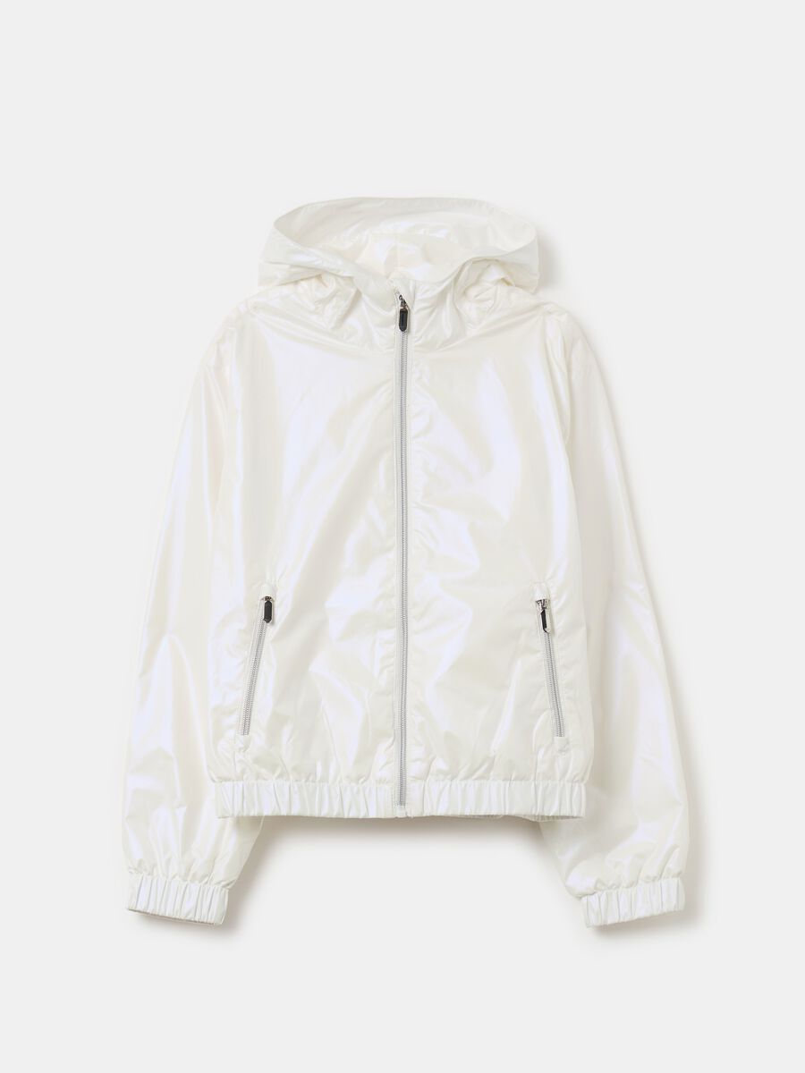 Waterproof jacket with hood_0