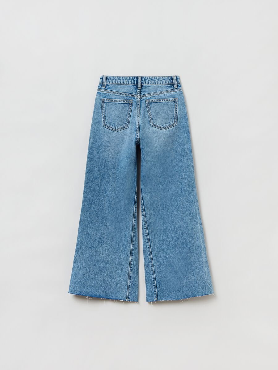 Jeans wide leg cinque tasche _1