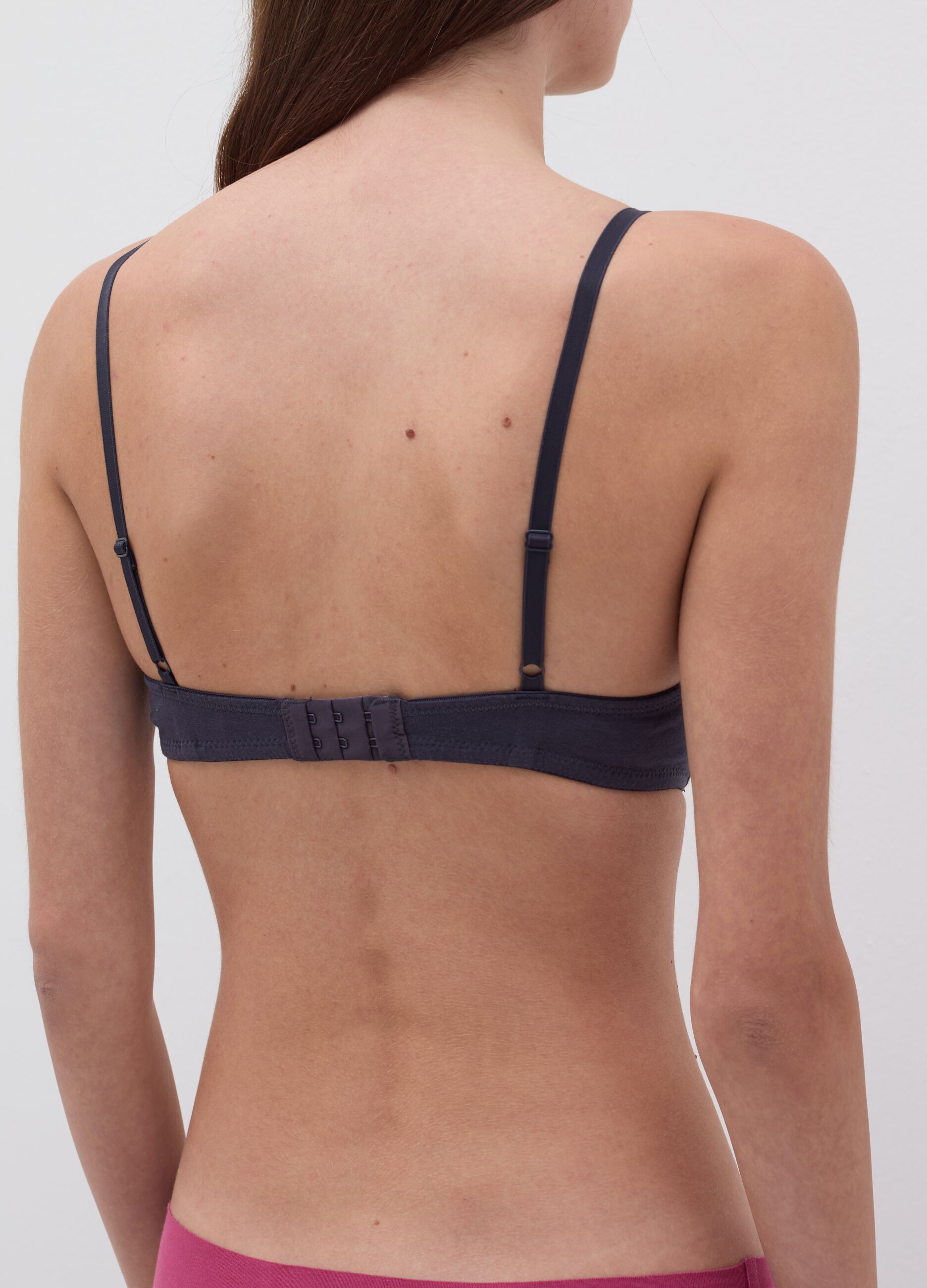 Sara triangle bra in organic cotton