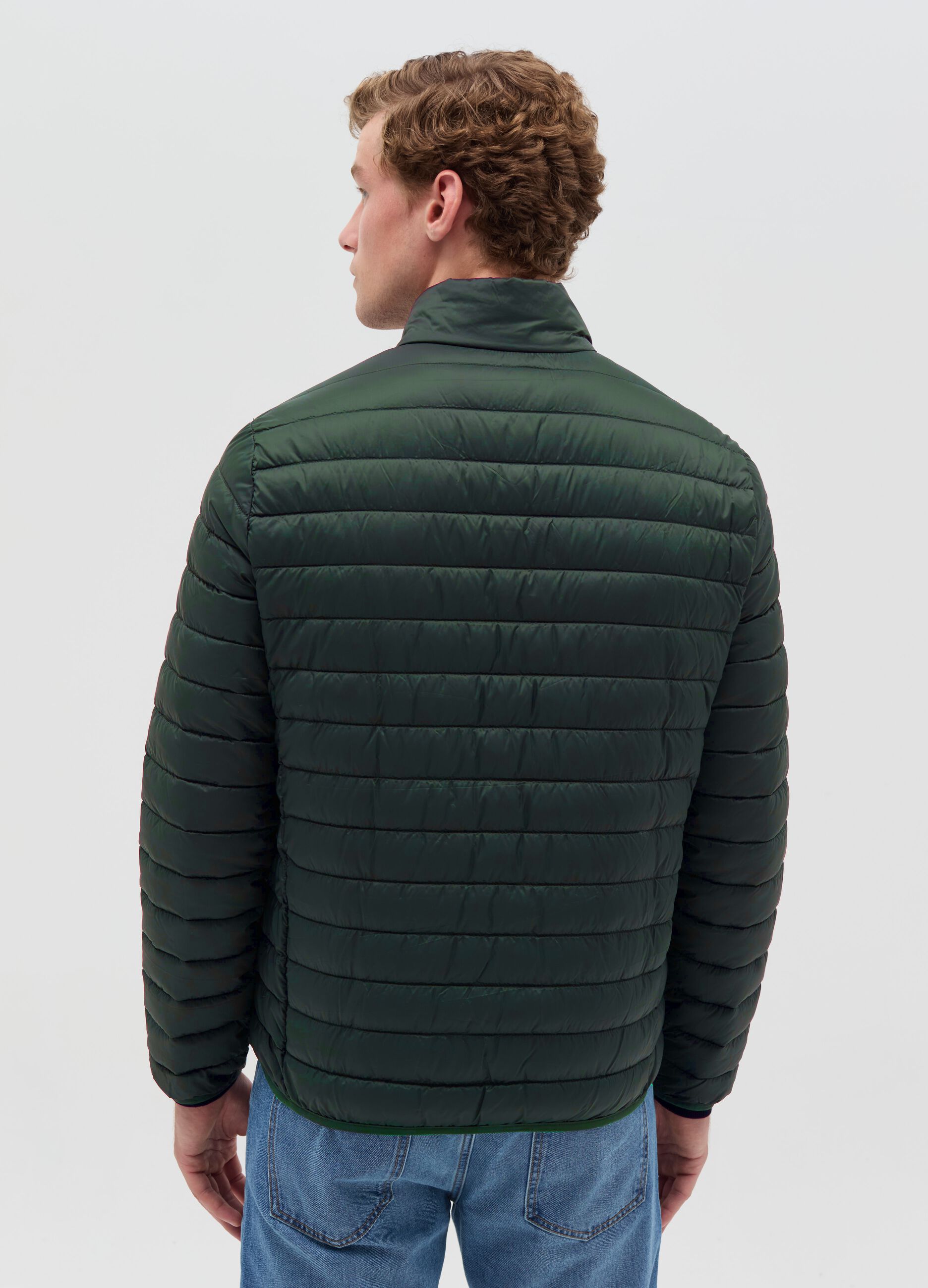 Ultralight full-zip down jacket