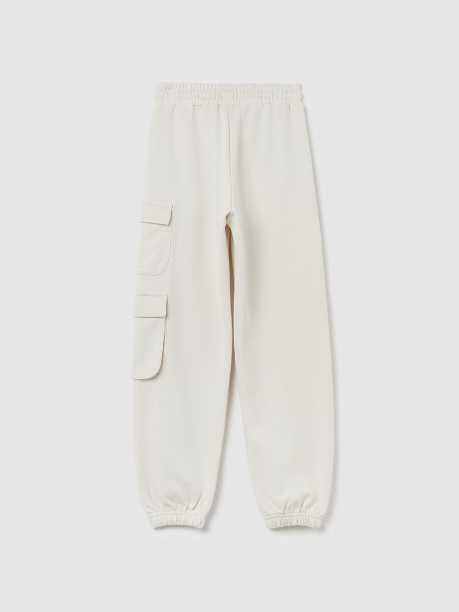 Cargo joggers with drawstring_1