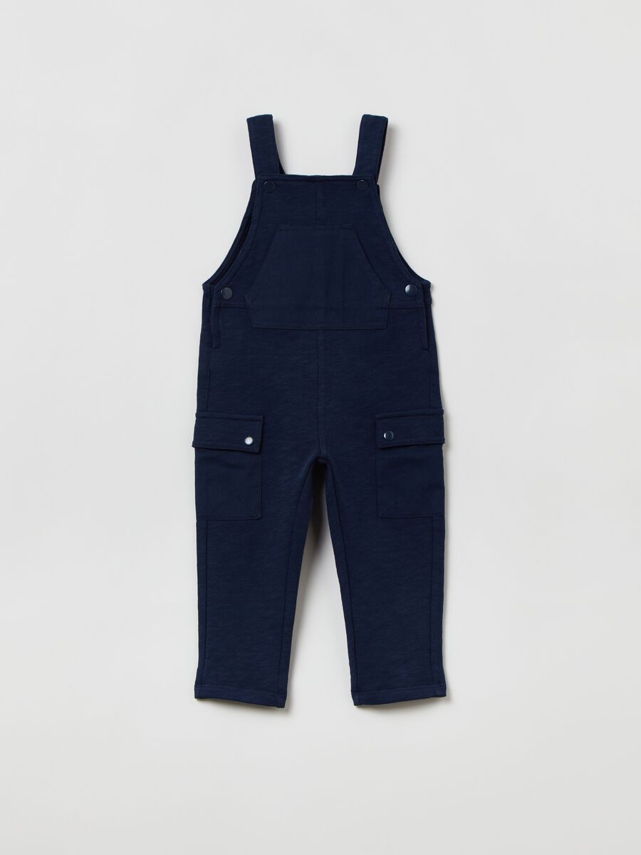 French terry dungarees_0