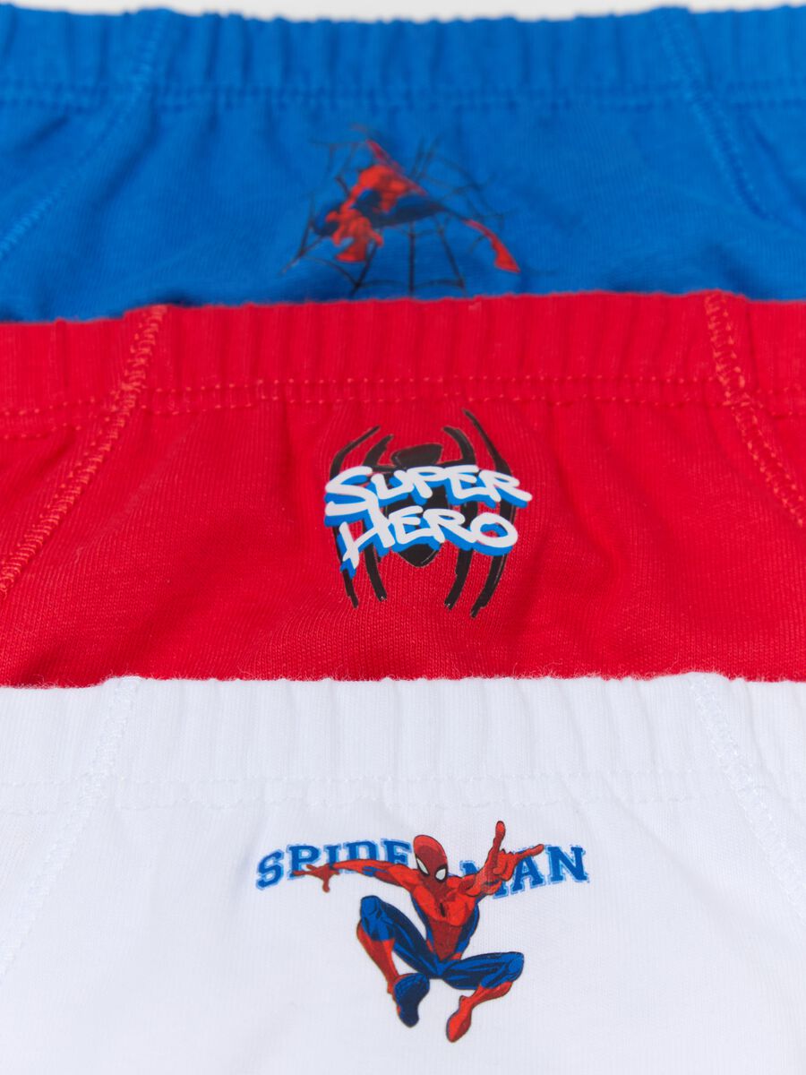Pack cinco calzoncillos de algodón orgánico con estampado Spider-Man_2