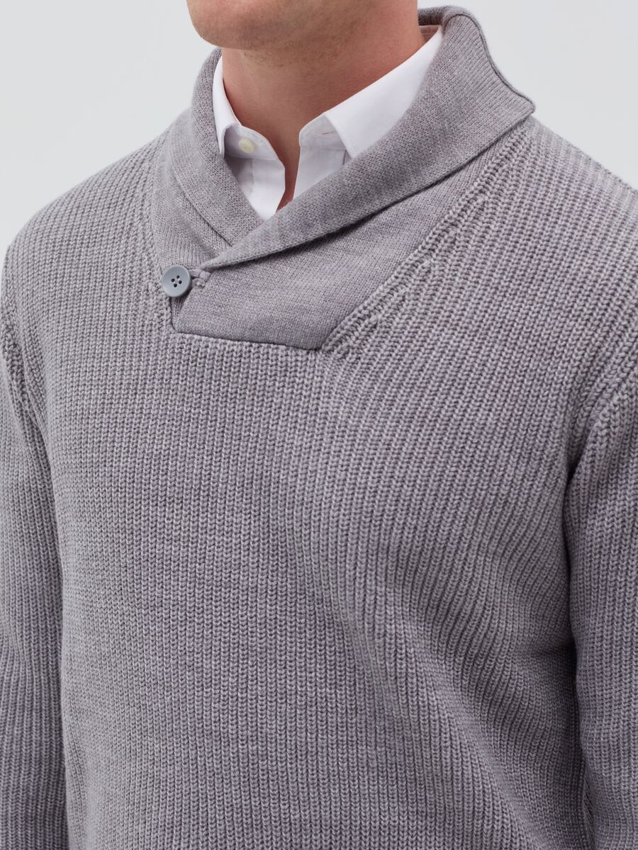 Pullover with shawl neck_3