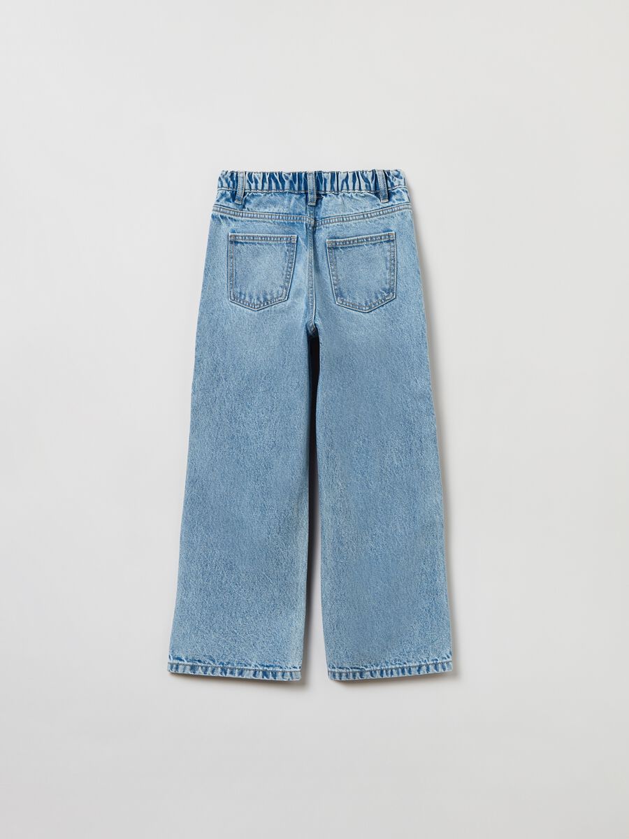 Jeans modello culotte cinque tasche _2