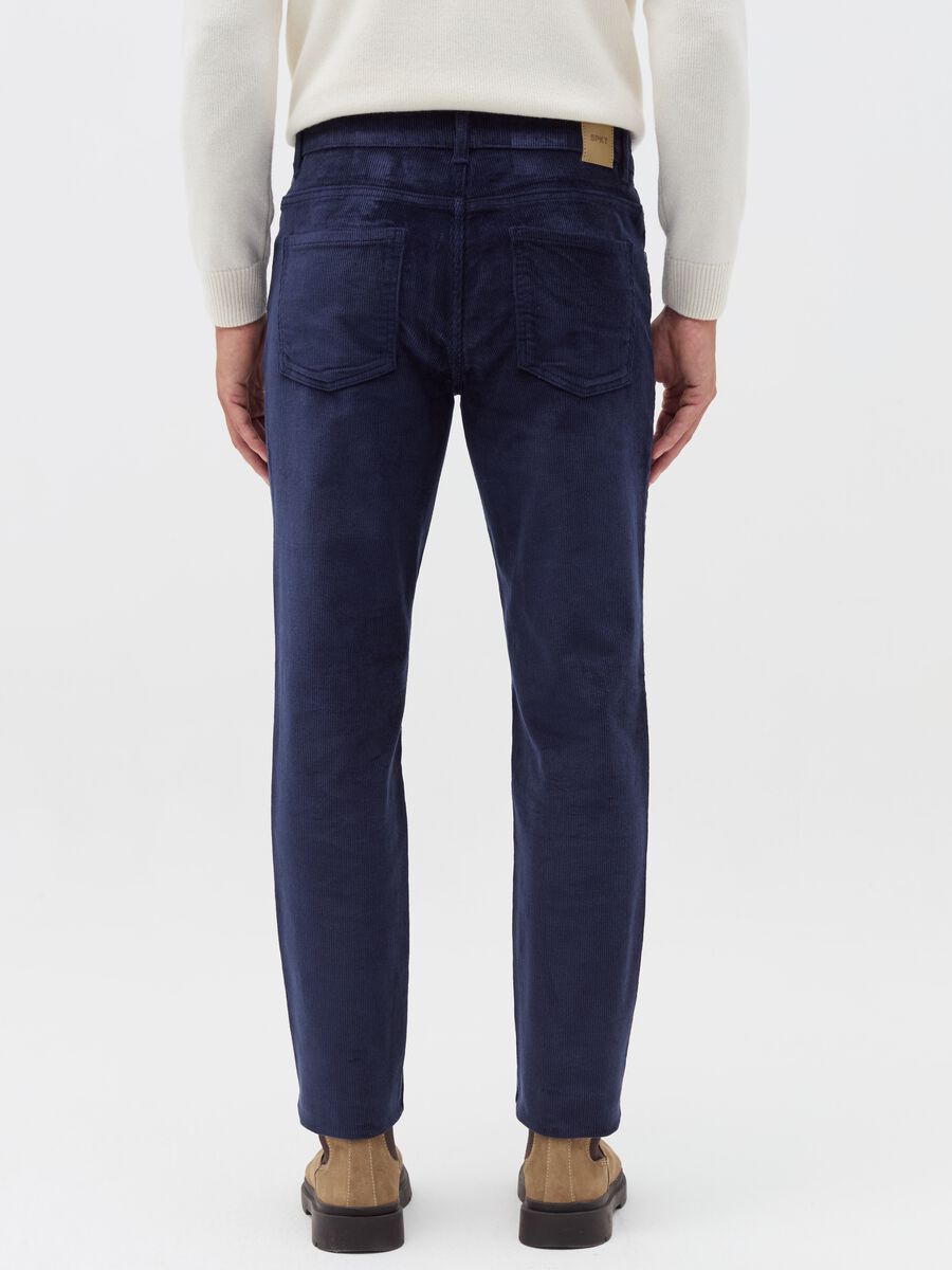 Trousers with five pockets in corduroy_2