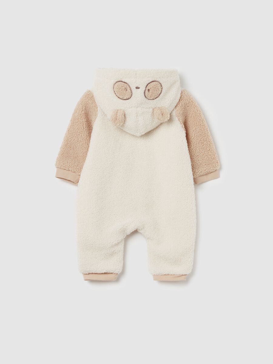 Sherpa onesie with hood_1