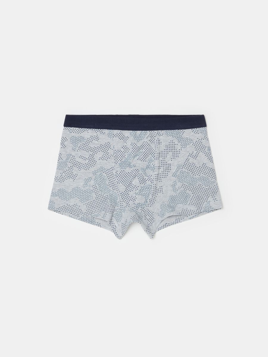 Organic cotton boxer shorts with print_0