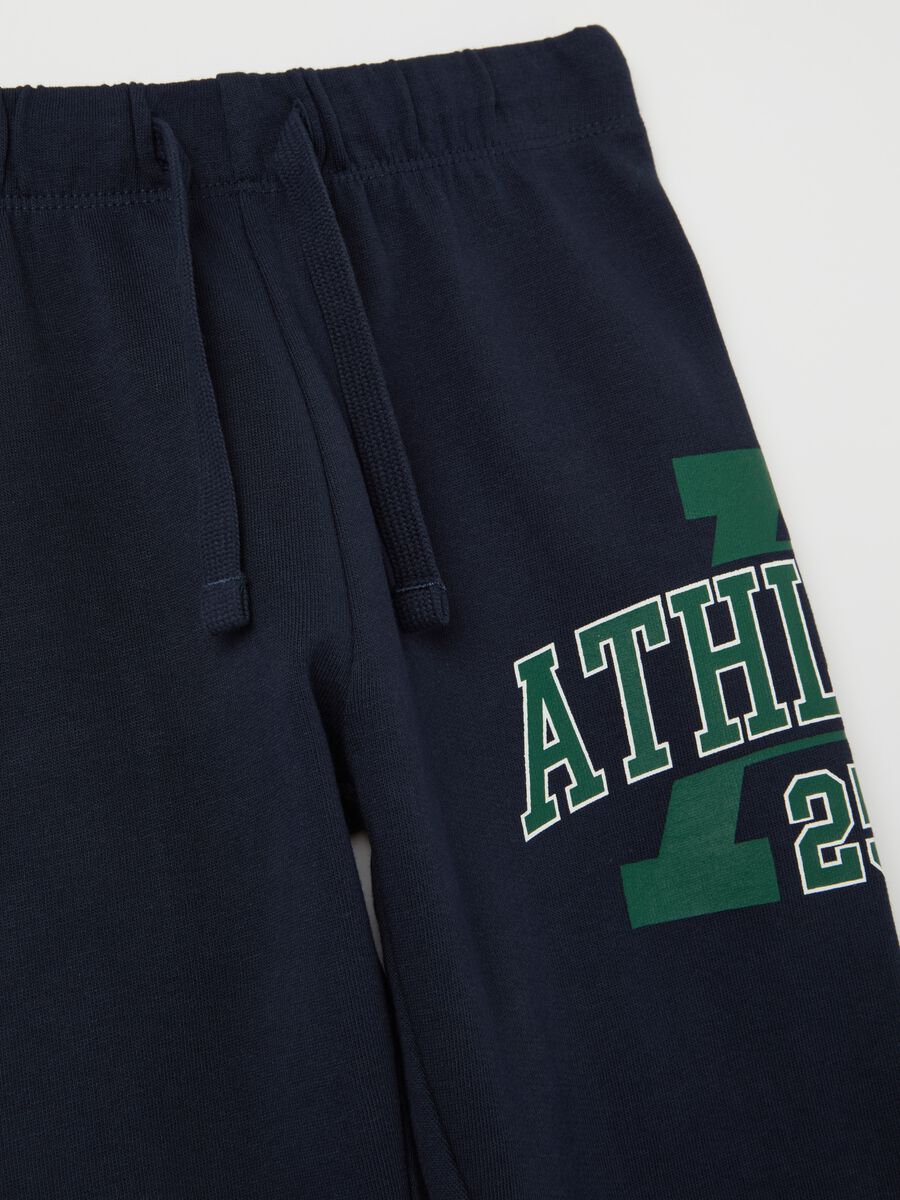 Joggers with drawstring and "ATHLETIC 25” print_2