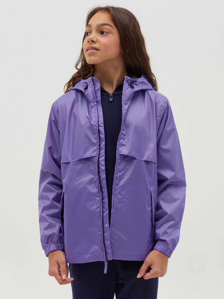 Waterproof jacket with hood_0