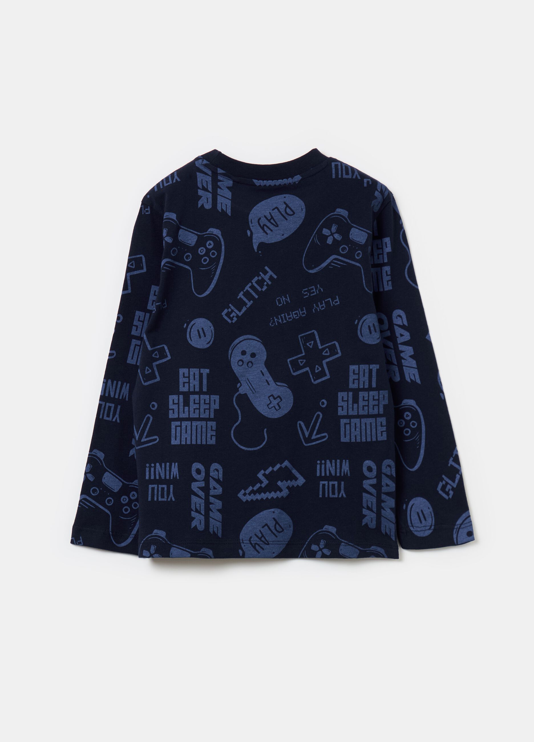 Long-sleeved T-shirt with print