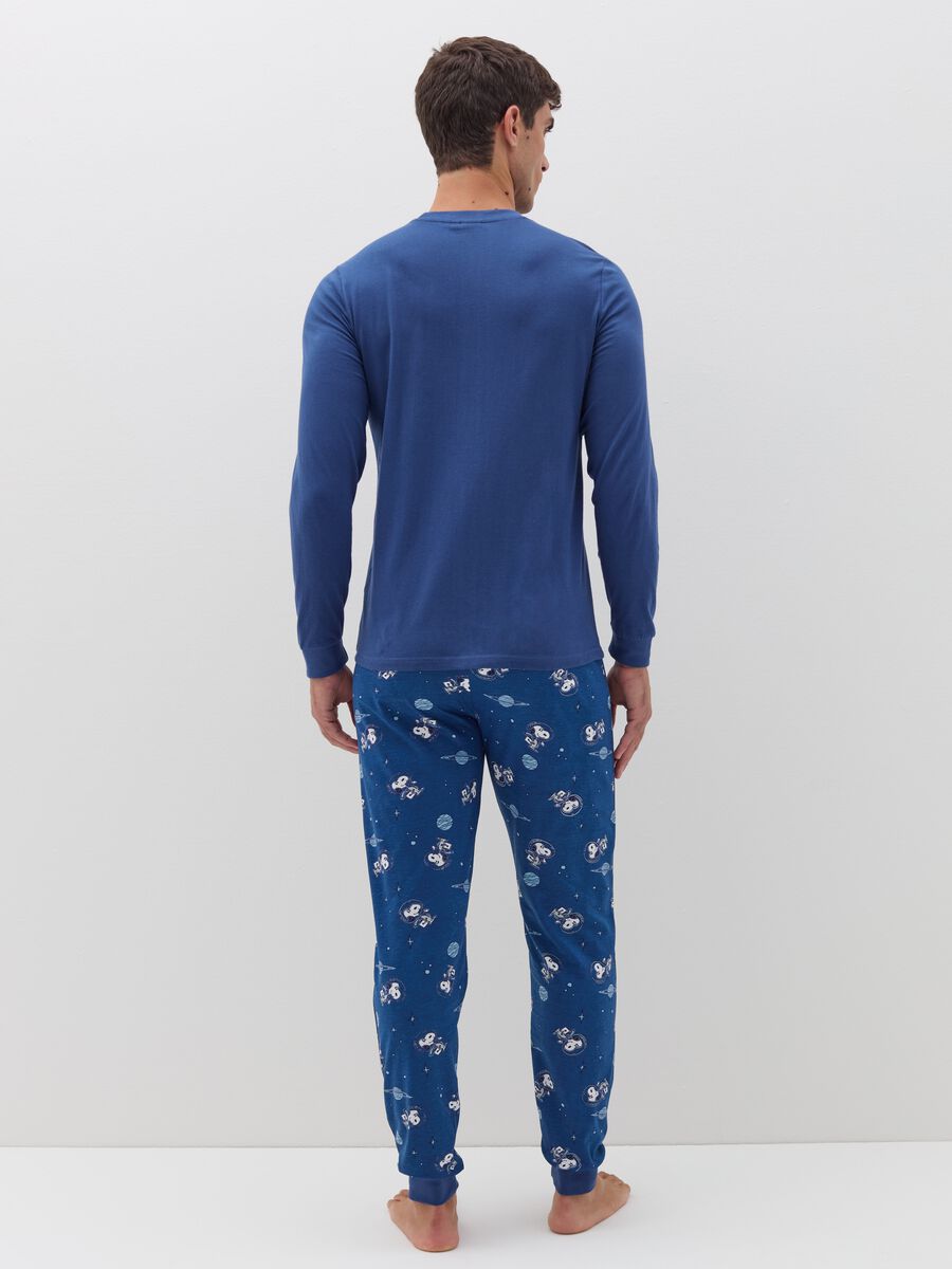 Long pyjamas with Snoopy astronaut print_3