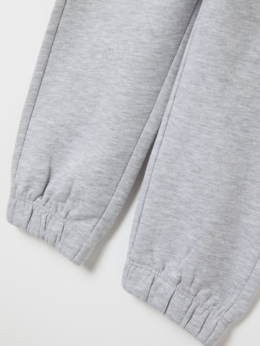 Joggers with drawstring and elasticated trims_3