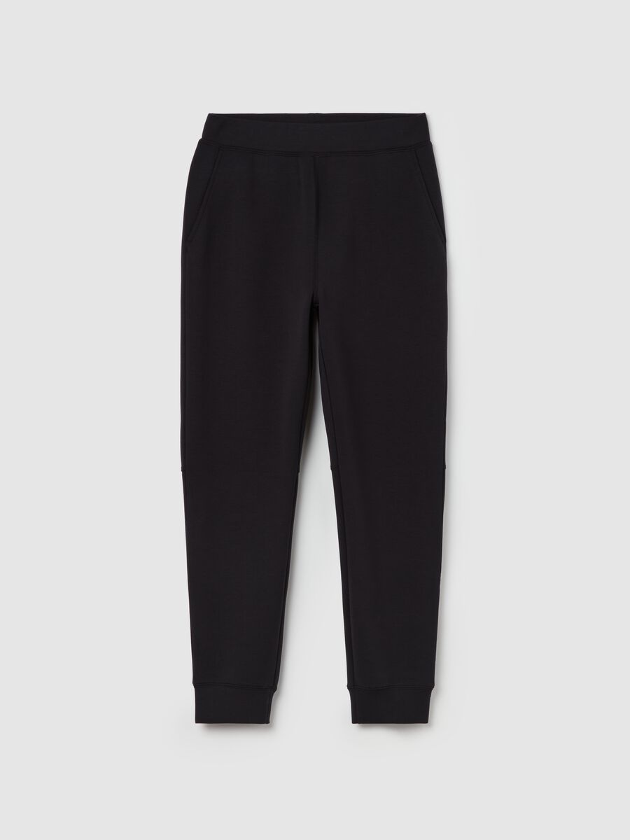 Fleece joggers with pockets_4