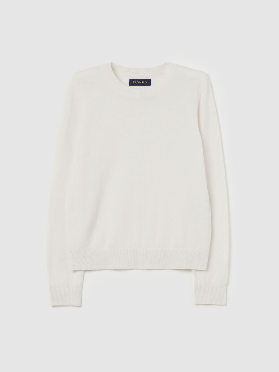 Wool pullover with round neck_4