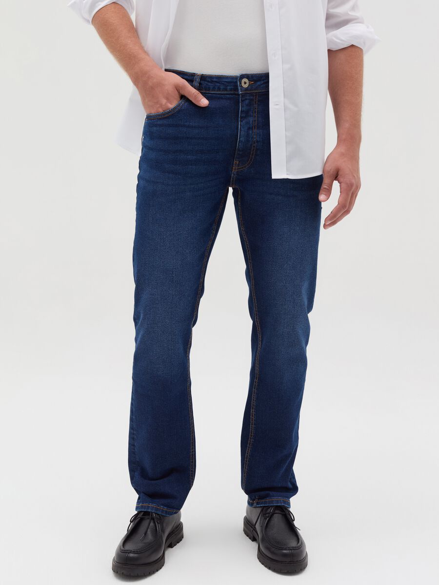 Comfort-fit stretch jeans_1