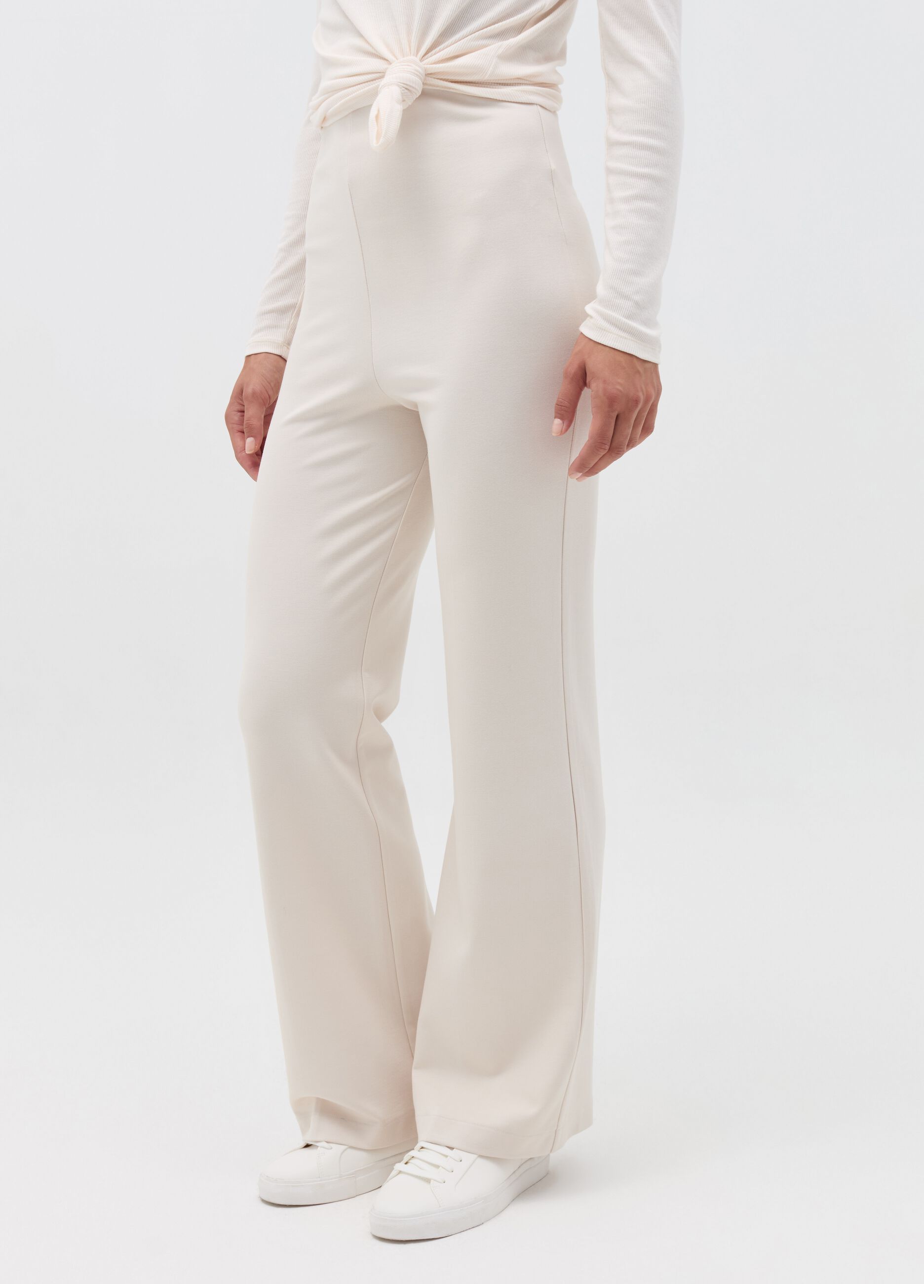 Maternity palazzo trousers in FSC® viscose