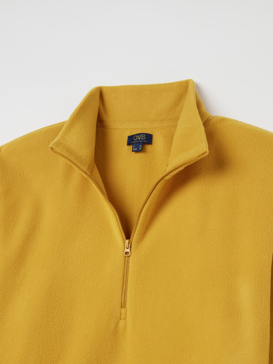 Half-zip sweatshirt in fleece_5