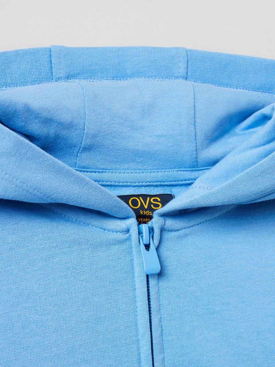 Full-zip plush hoodie_0