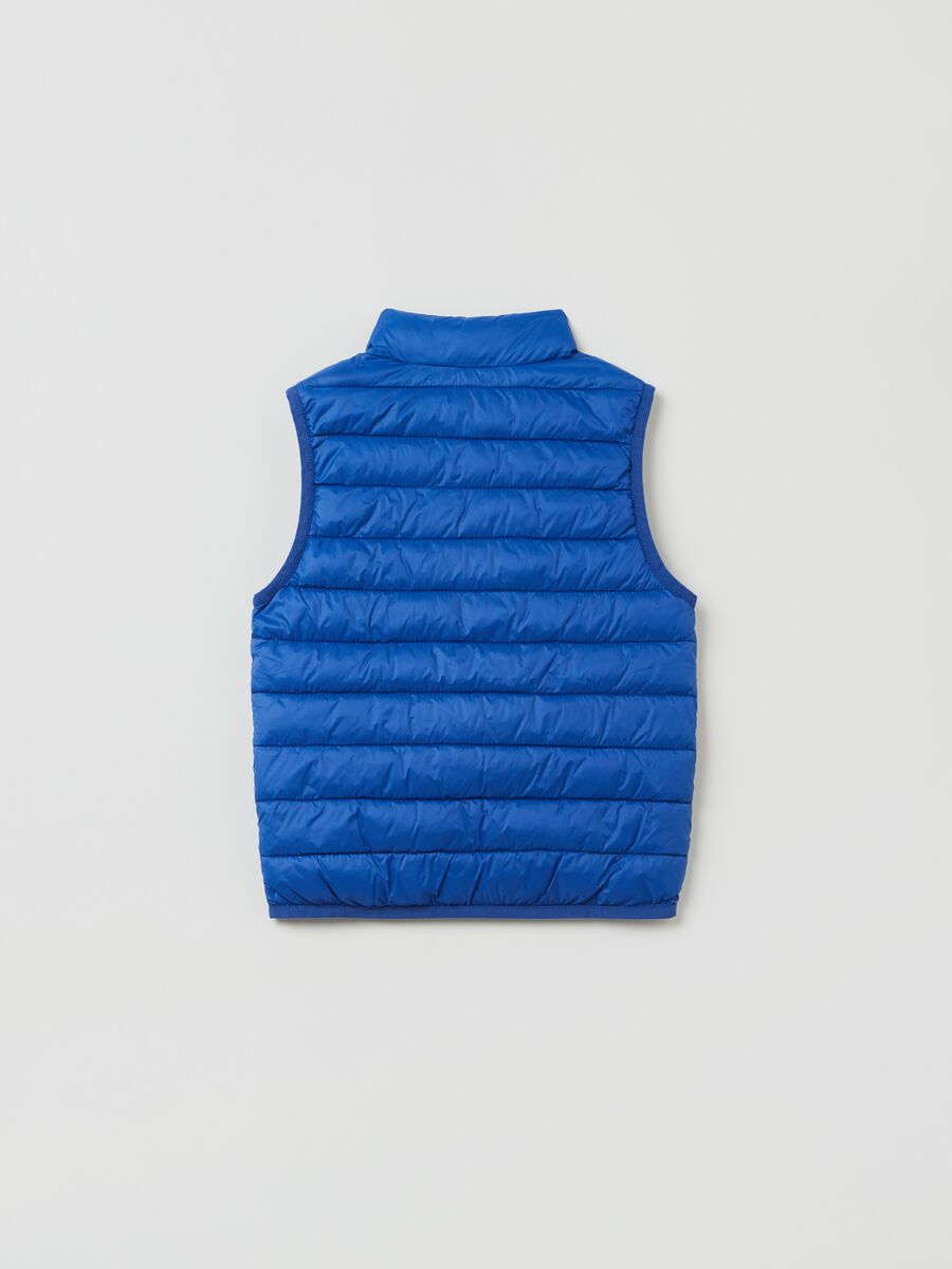 Ultralight down gilet with high neck_1