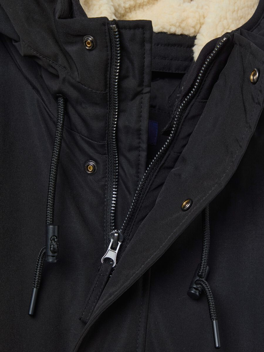 Parka with hood with sherpa lining_5