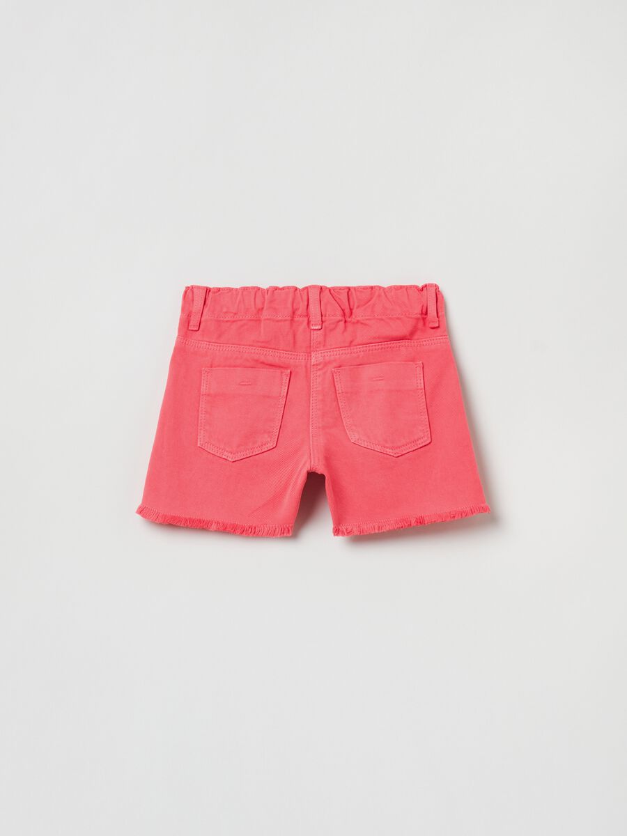 Shorts in cotton and Lyocell denim_1