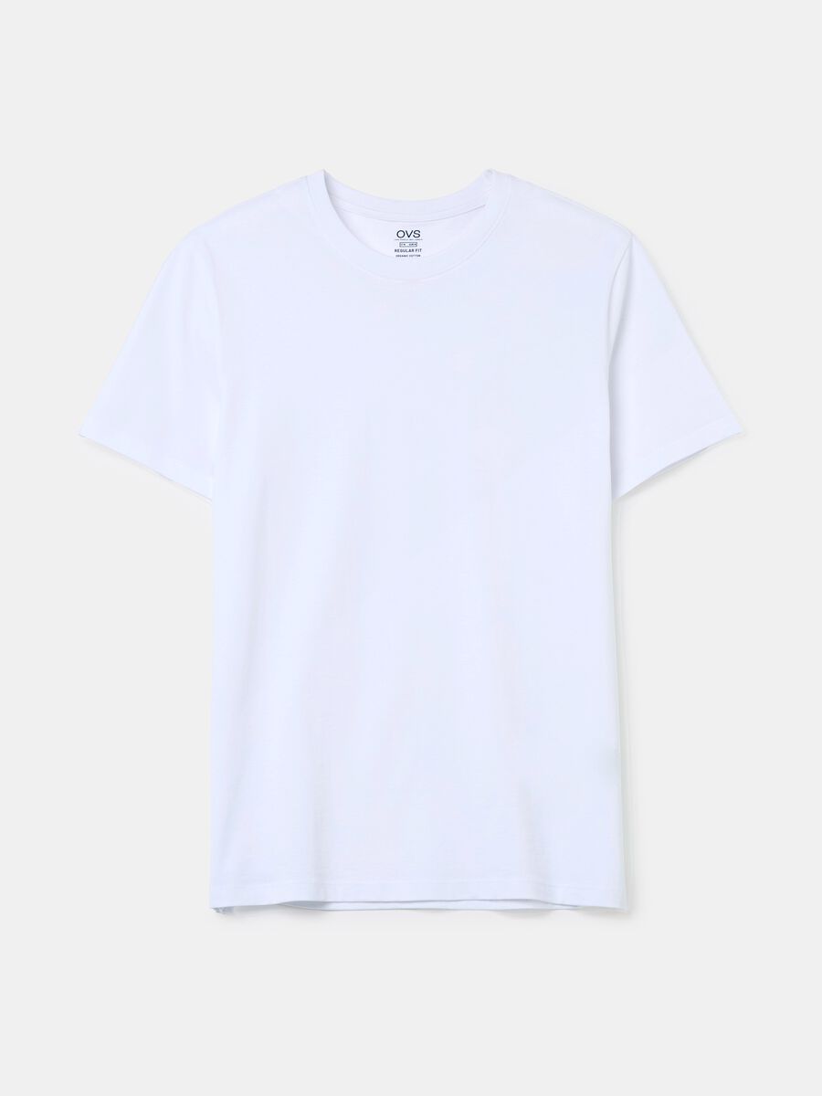 Cotton T-shirt with round neck_4