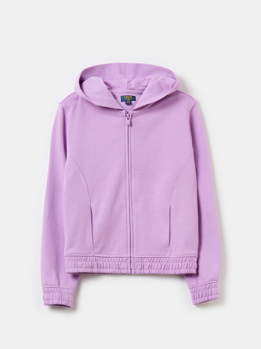 Essential organic cotton full-zip sweatshirt with hood_3