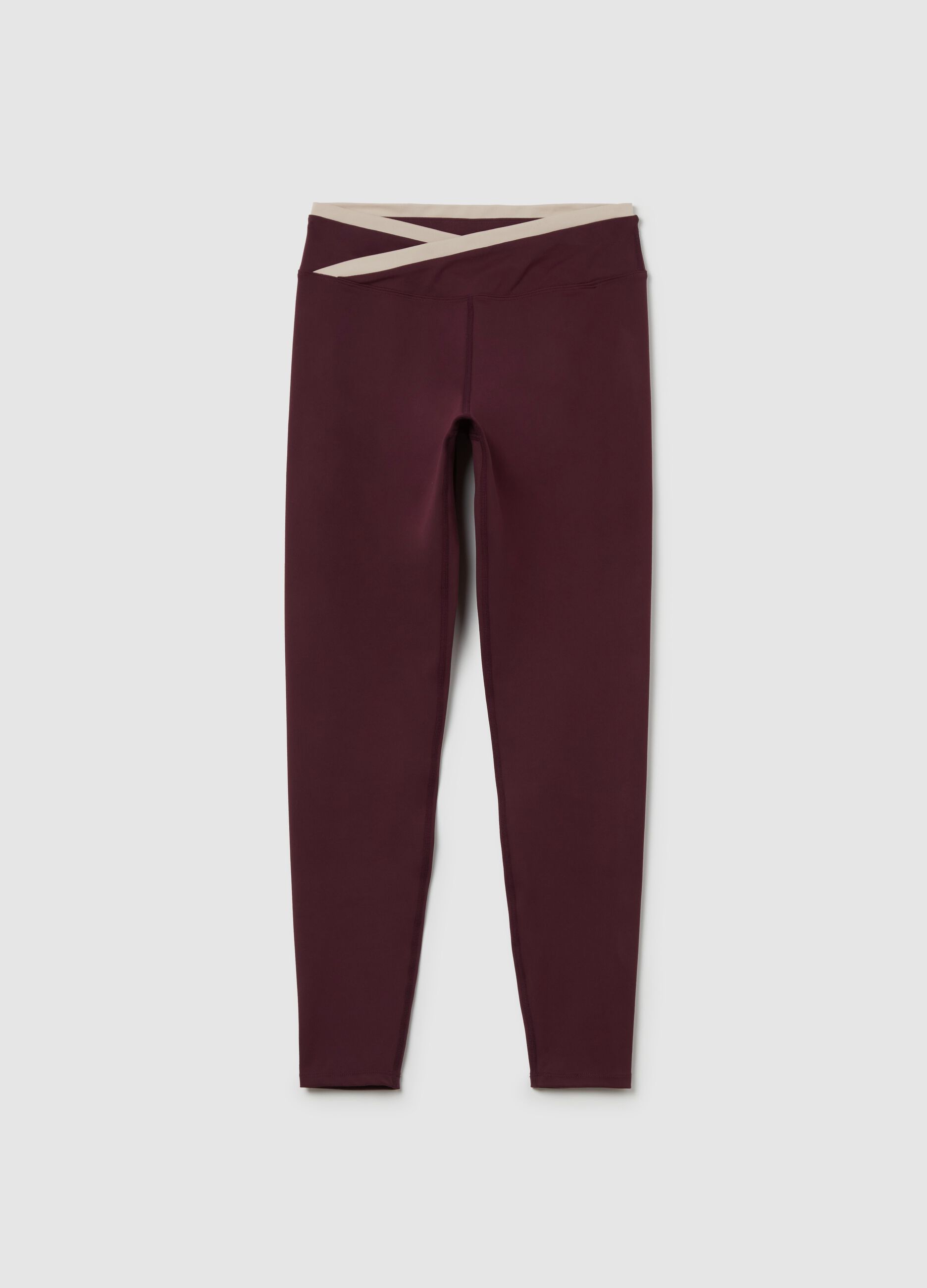 AI•KI leggings with contrasting trim