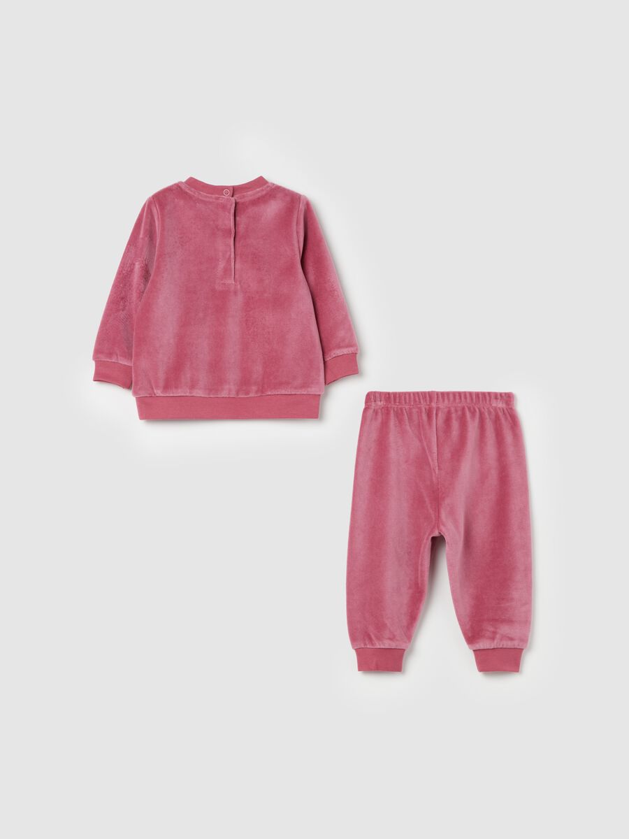 Velour pyjamas with "Magic Moment" print_1