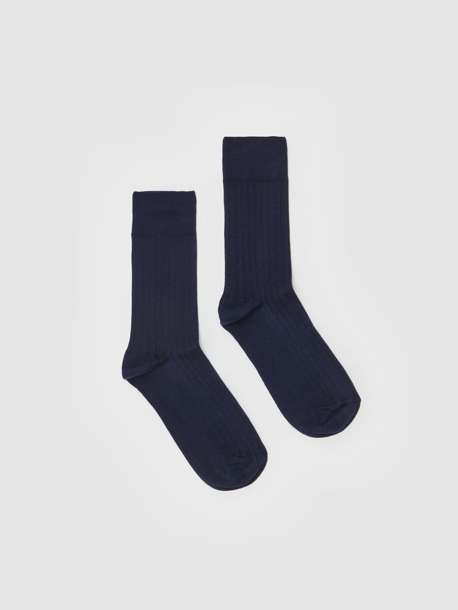 Midi socks with flat ribbing_0