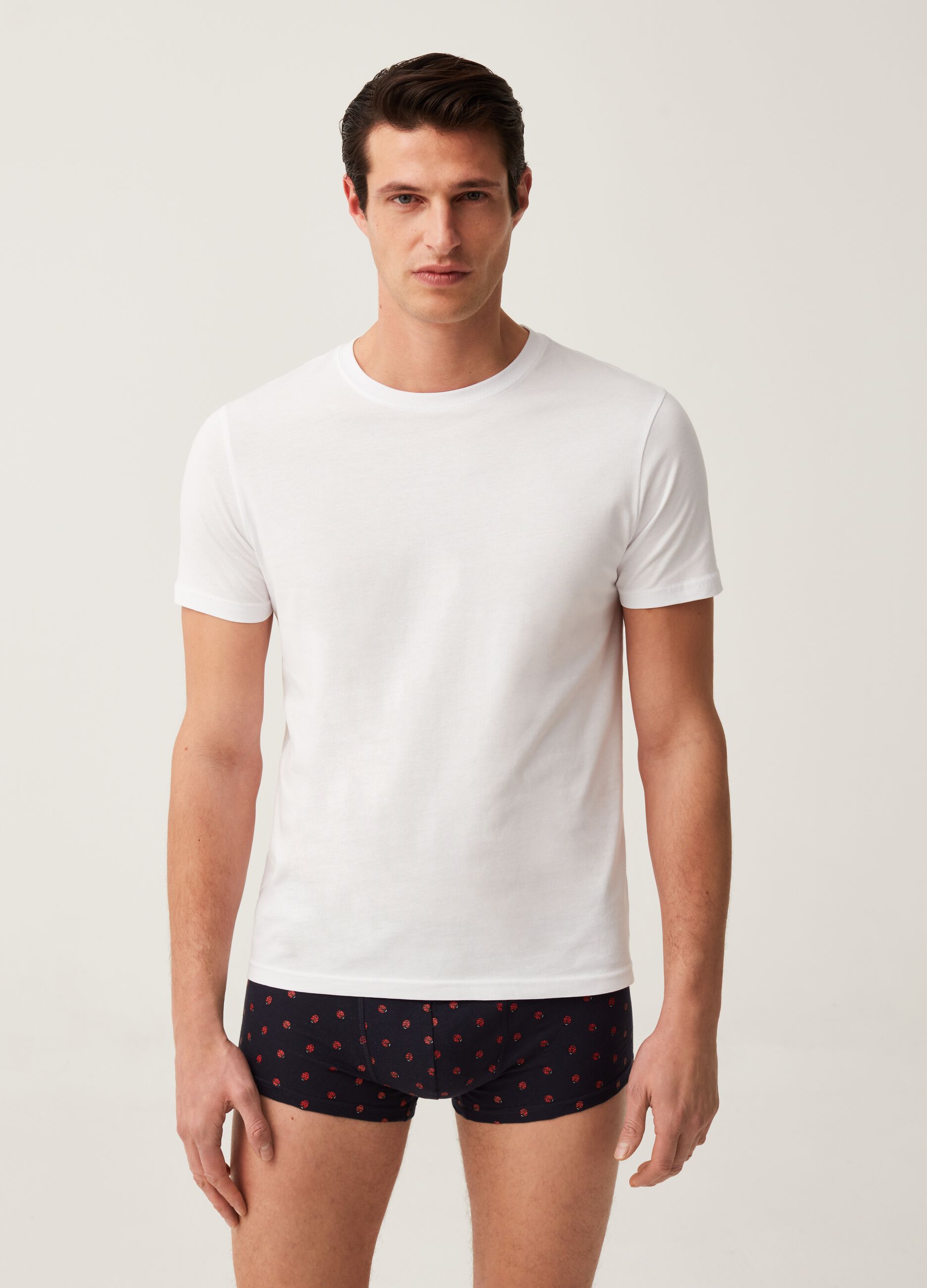 men cotton boxer shorts - organic cotton - white | BILLYBELT