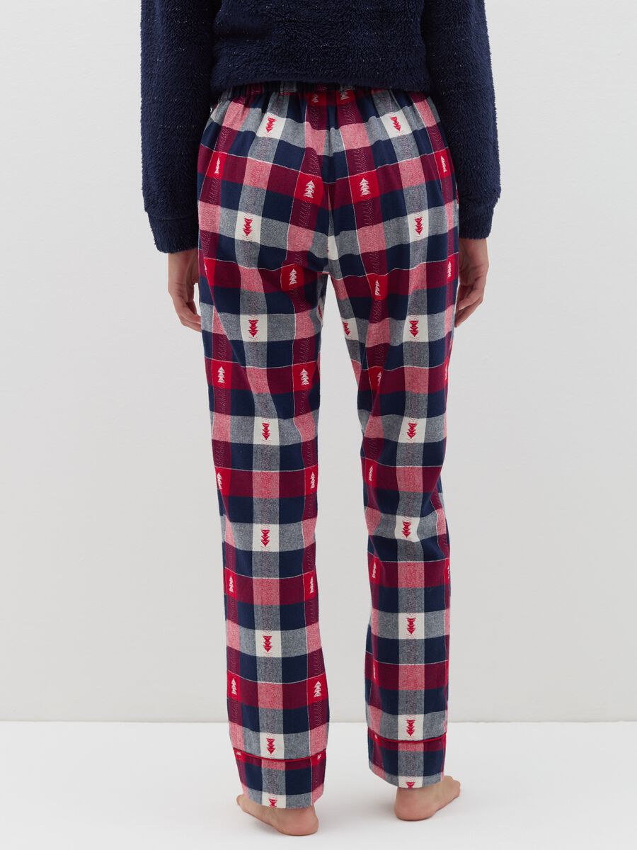 Check pyjama bottoms with lurex_2