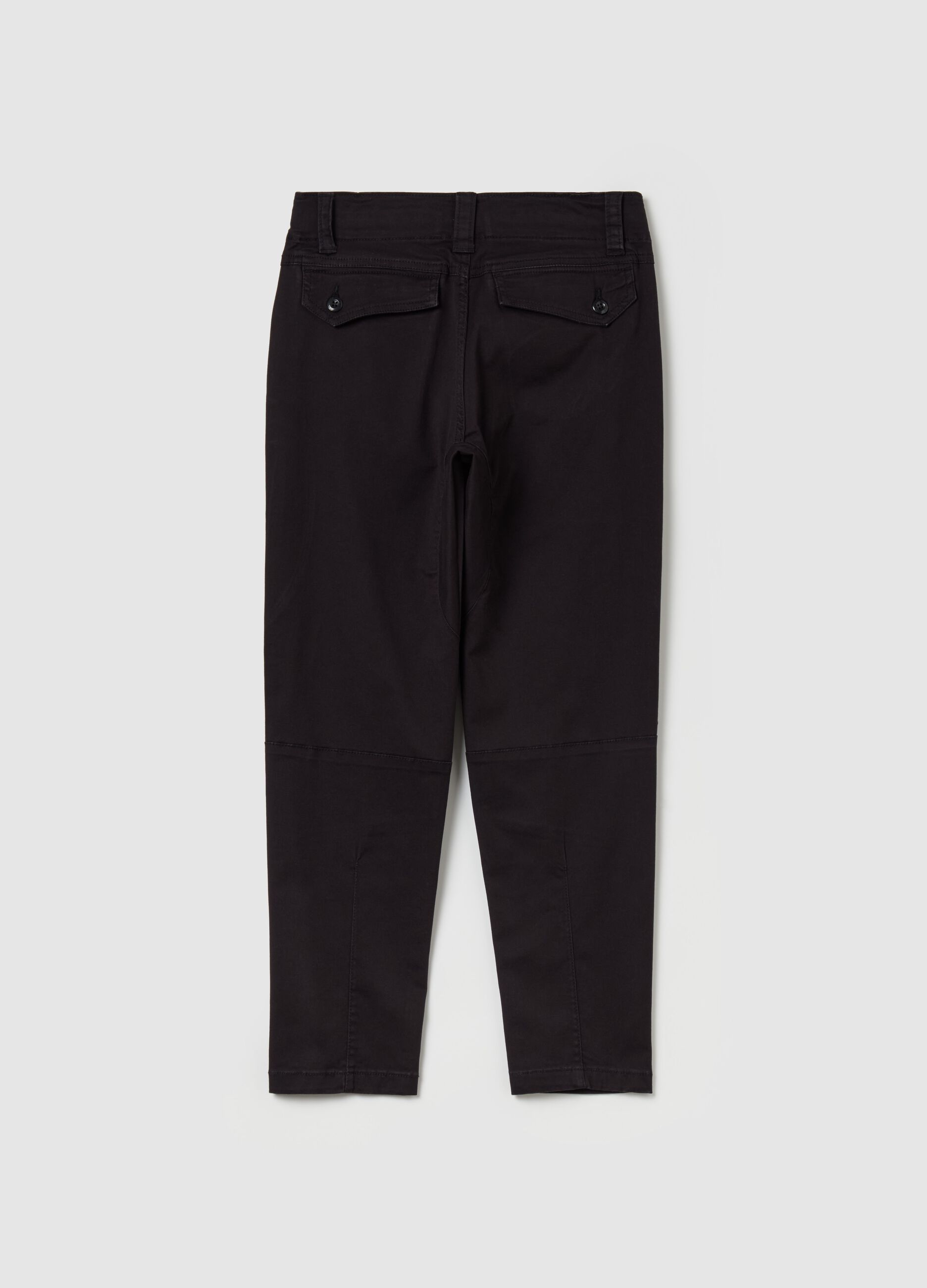 Pantalone regular fit in twill stretch