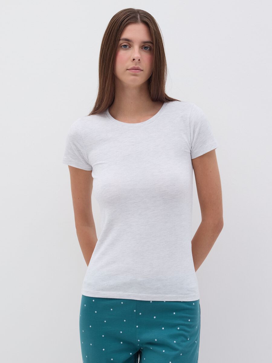 Undershirt in organic cotton and viscose_0