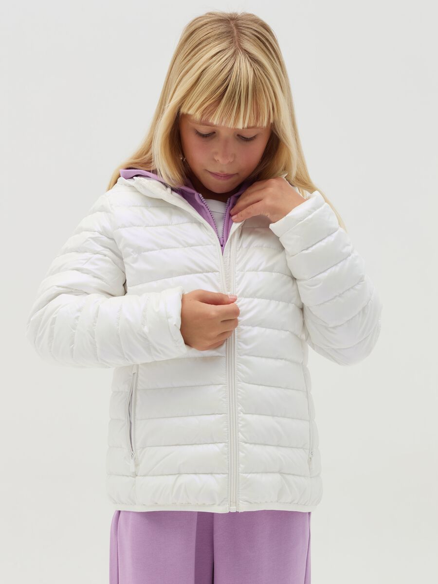 Ultra-light down jacket with hood_0