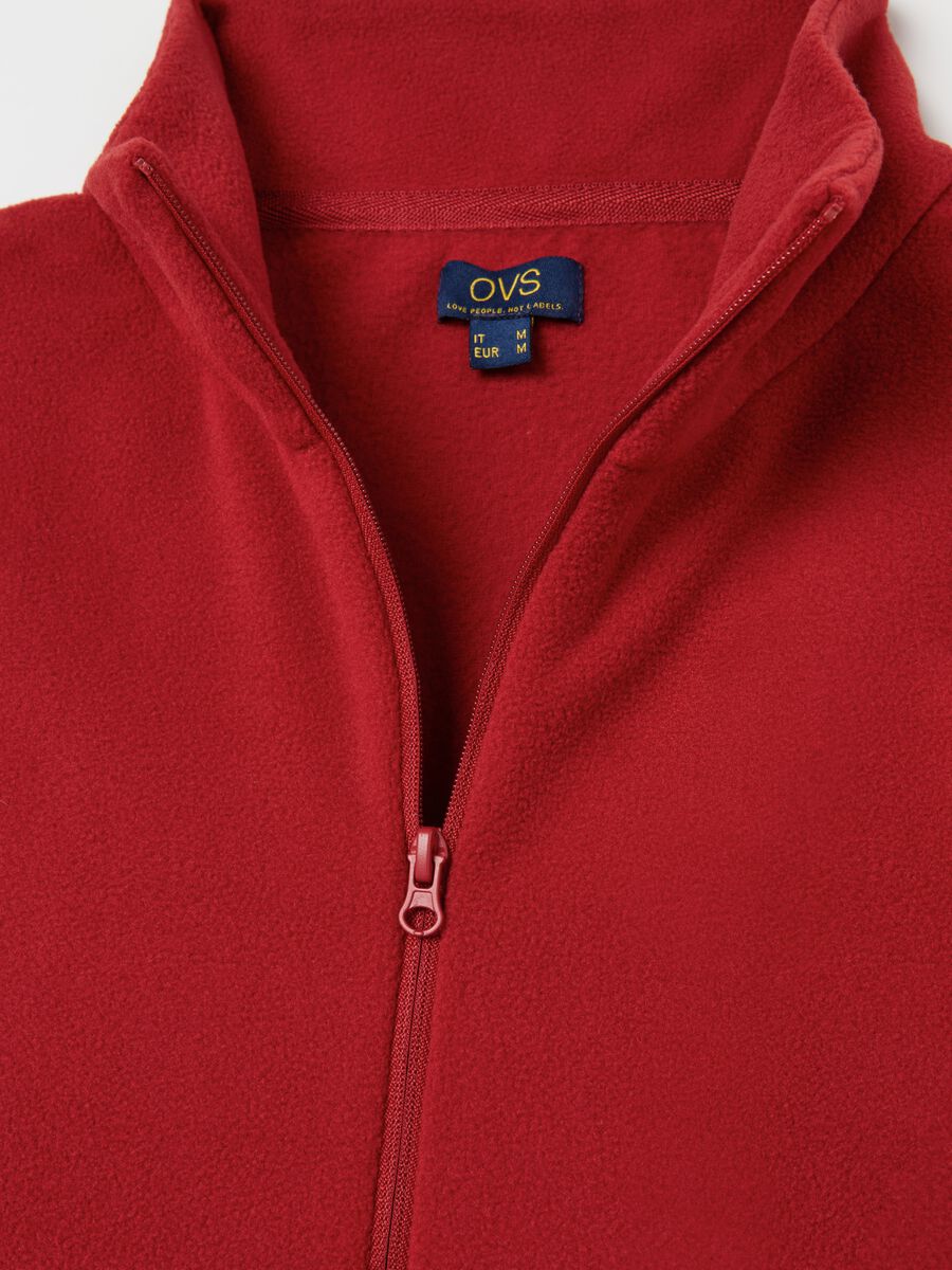 Half-zip sweatshirt in fleece_5