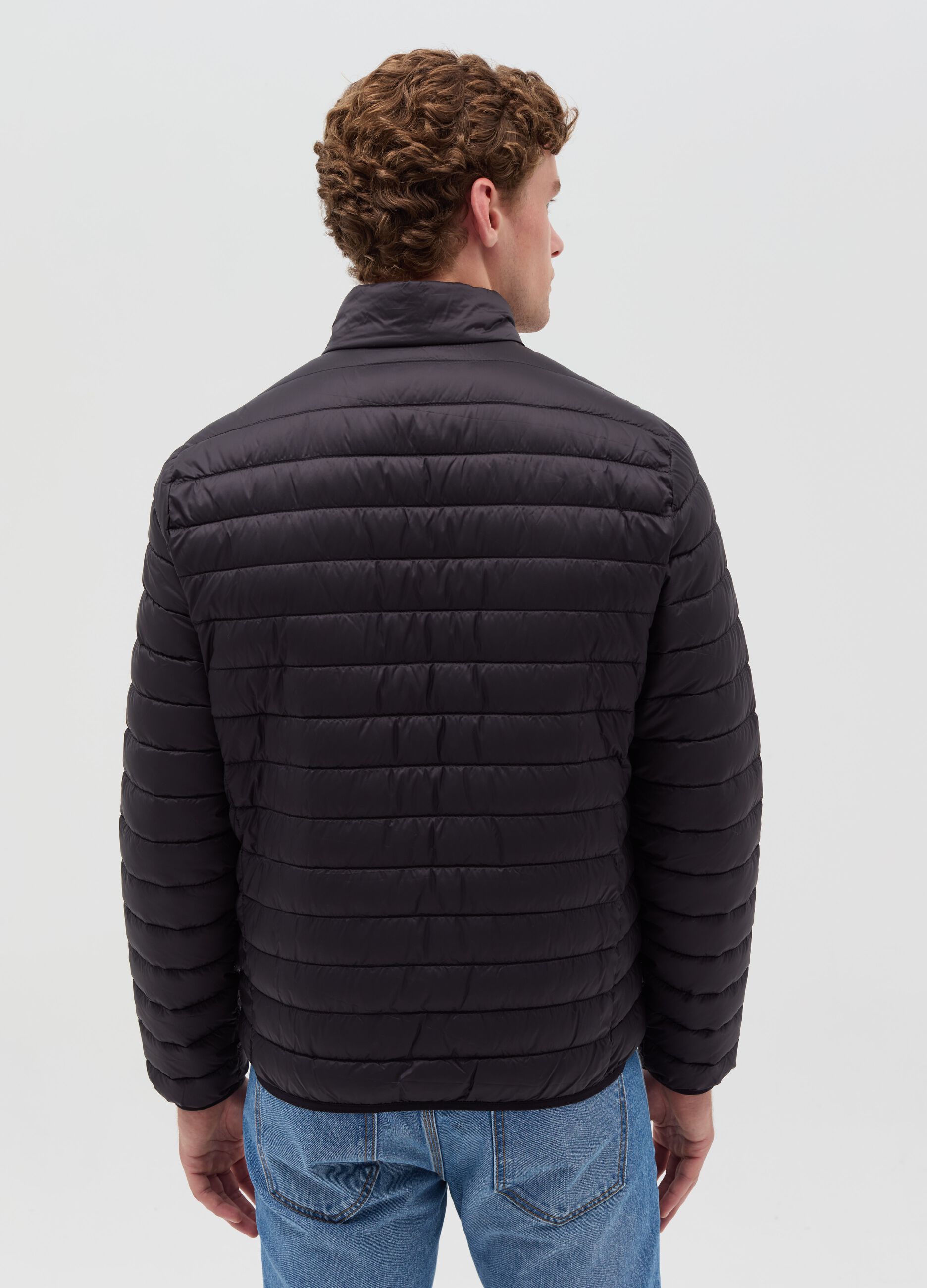 Ultralight full-zip down jacket