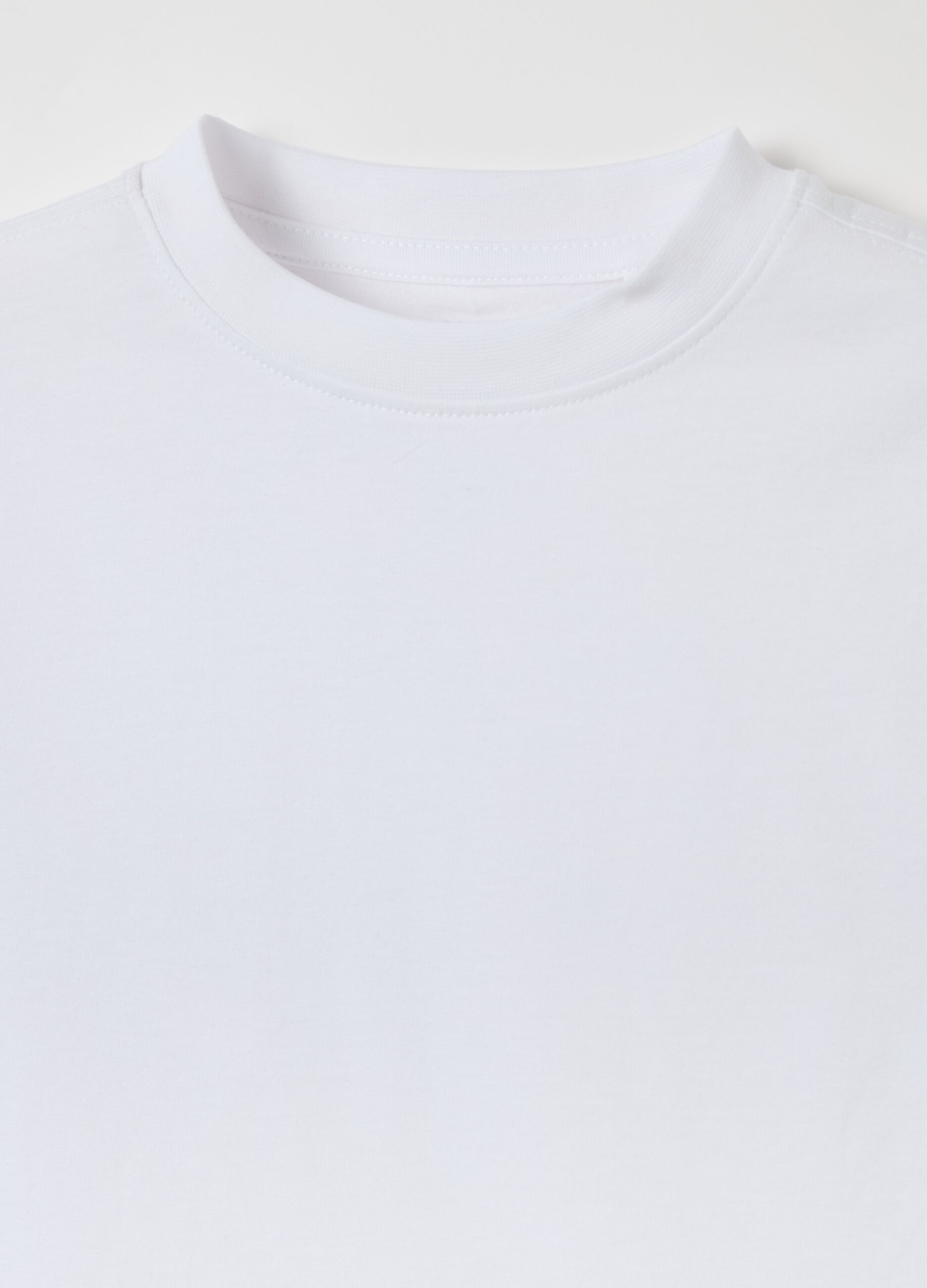 Long-sleeved T-shirt in organic cotton