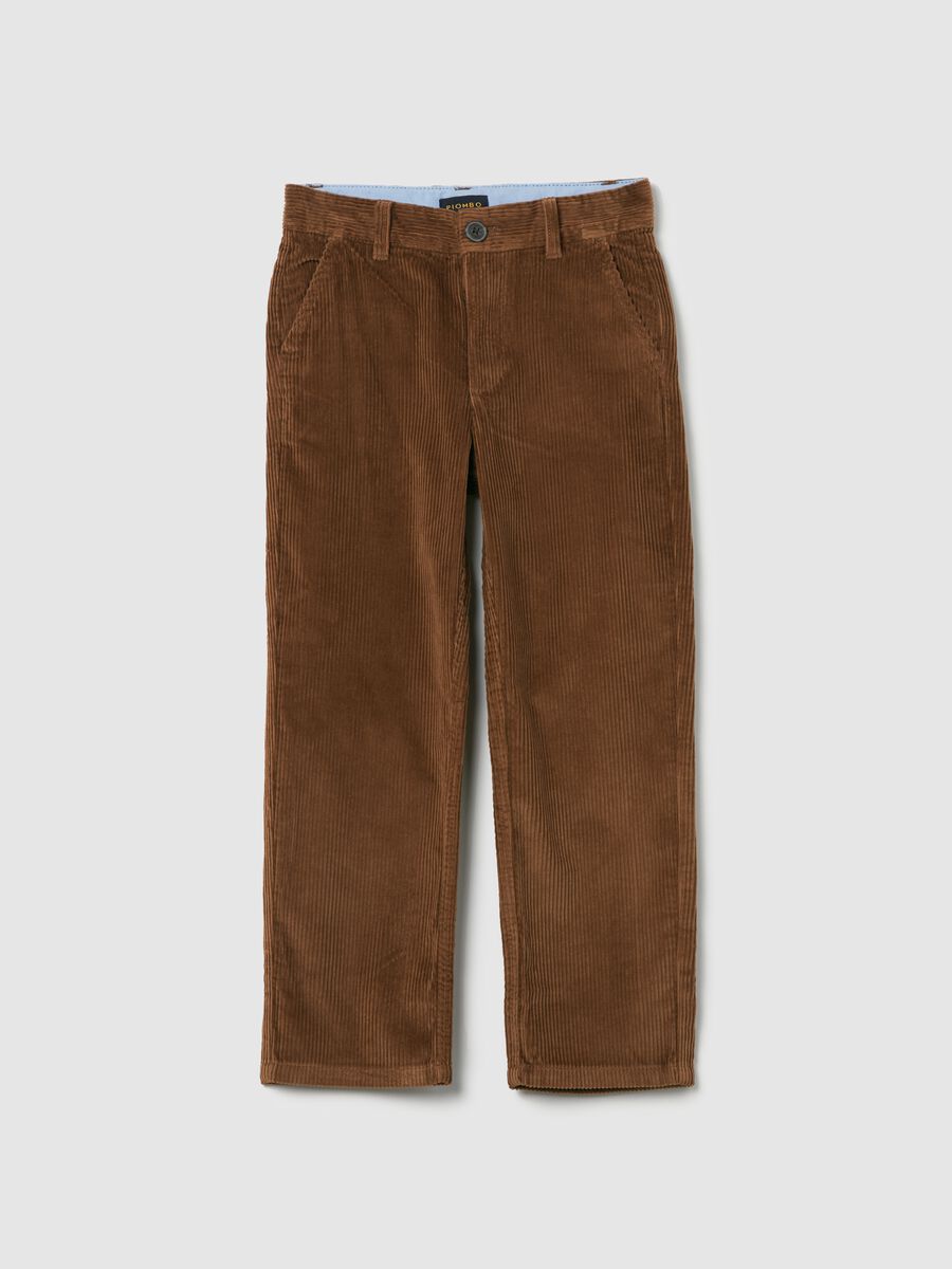 Corduroy chino trousers_3