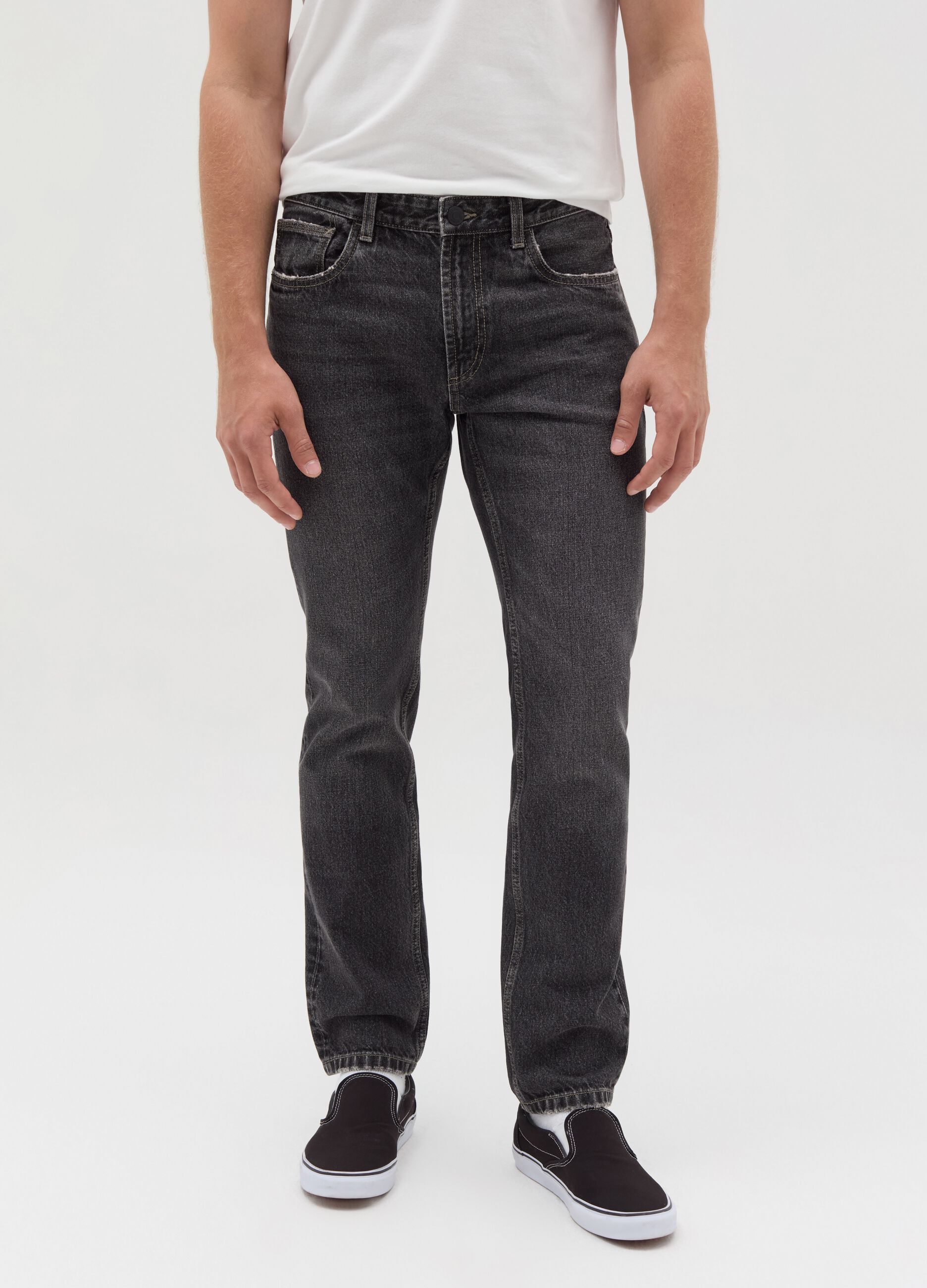 Regular-fit jeans with five pockets