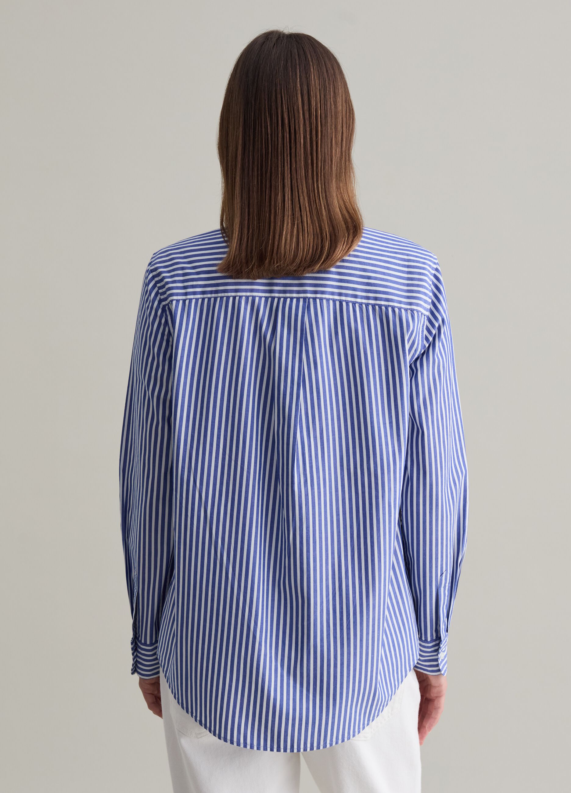 Cotton poplin shirt